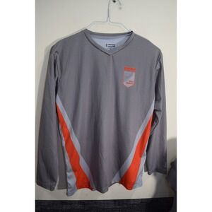 GRAY KNIGHTS Masters Crew Rowing Long Sleeve T Shirt MENS S Gray WORN LOOK